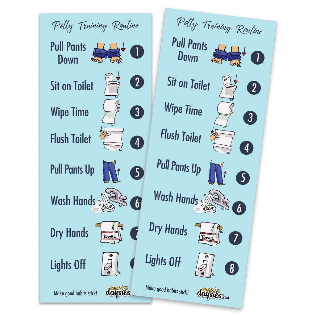 Easy Daysies® Potty Training ReStickable - Double Pack