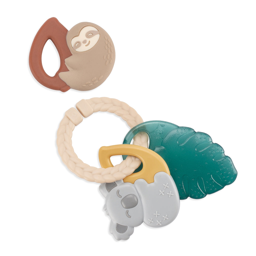 Tropical Keys - Textured Ring with Teether & Rattle